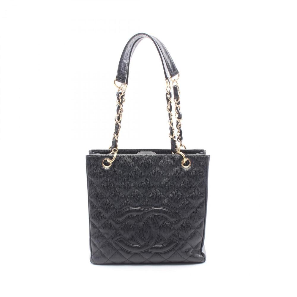 Chanel Matelassé PST Tote Bag Handbag, Caviar Leather (Grained Calfskin), Wom...